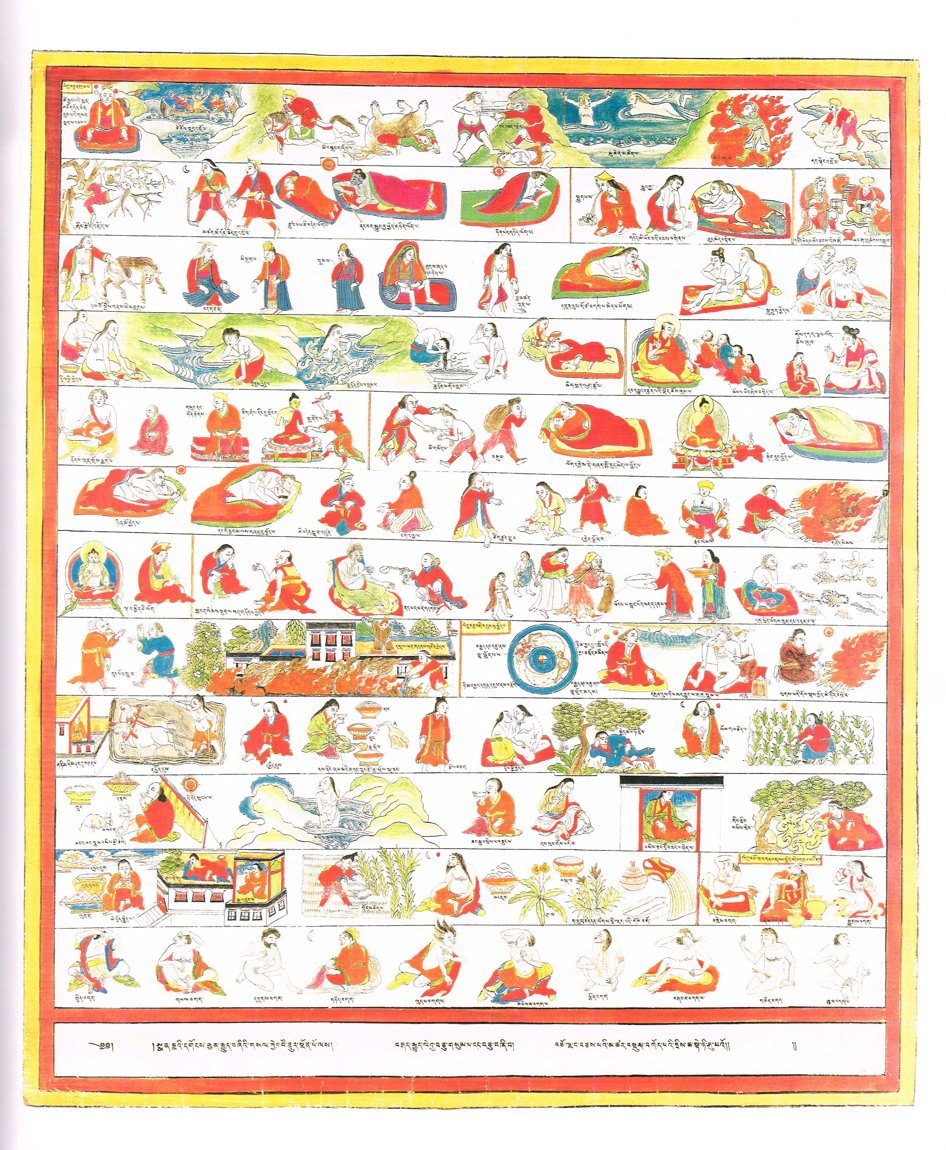 Planche de matière médicale tibétaine, atlas du Béryl bleu